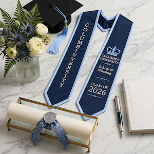 Custom Graduation Stole Class of 2026 | Personalized Nursing Sash for Graduates | First Generation Graduate Gift | Embroidered Regalia