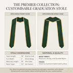 Custom Graduation Stole Class of 2026 | Personalized Nursing Sash for Graduates | First Generation Graduate Gift | Embroidered Regalia
