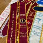 Custom Graduation Stole Class of 2026 | Personalized Nursing Sash for Graduates | First Generation Graduate Gift | Embroidered Regalia